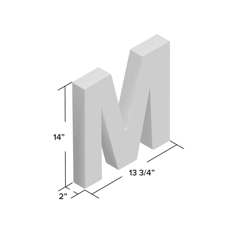 Block Letter Wall Decor & Reviews Joss & Main